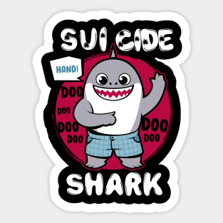 Suicide Shark Sticker